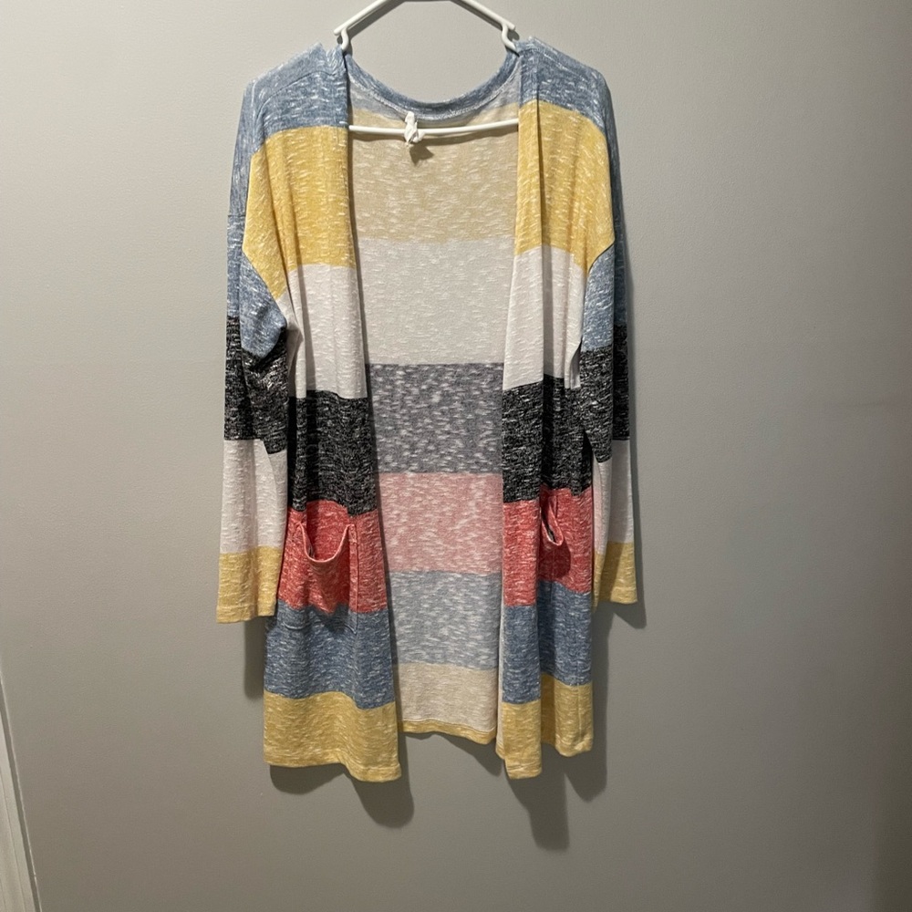 Tribal Long Cardigan Size L